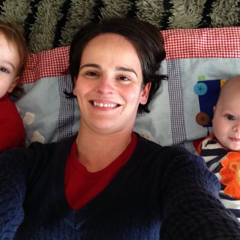 Shows me as a mum to my two boys